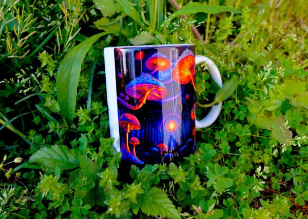 Neon Fungi Dreamscape 15oz Mug - Image 15