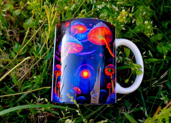 Neon Fungi Dreamscape 15oz Mug - Image 13