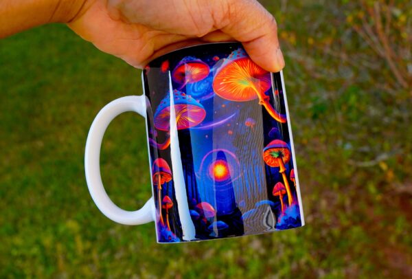 Neon Fungi Dreamscape 15oz Mug - Image 10
