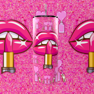 Sassy & Bold 20oz Tumblers Add a pop of glam to your day with these eye-catching 20oz stainless steel tumblers! Featuring fierce pink designs full of glitter, glossy lips, and beauty vibes, each tumbler is double-walled to keep your drinks hot or cold for hours. Perfect for baddies on the go, these tumblers are both functional and fabulous. Comes with a lid and reusable straw!