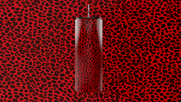 "Wild Fire" Leopard Print 20oz Tumbler – Unleash Your Inner Fierceness - Image 2