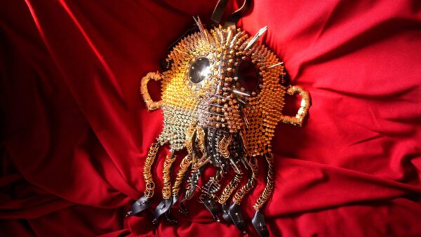 Medieval Steampunk Demon Tentacle Mask – One-of-a-Kind Statement Piece - Image 20