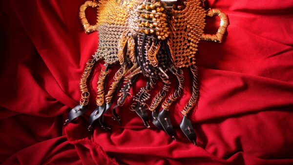 Medieval Steampunk Demon Tentacle Mask – One-of-a-Kind Statement Piece - Image 19