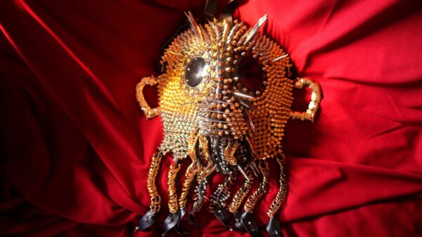 Medieval Steampunk Demon Tentacle Mask – One-of-a-Kind Statement Piece - Image 15