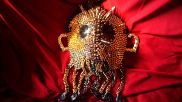 Medieval Steampunk Demon Tentacle Mask – One-of-a-Kind Statement Piece - Image 11