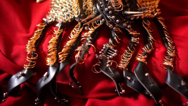 Medieval Steampunk Demon Tentacle Mask – One-of-a-Kind Statement Piece - Image 5
