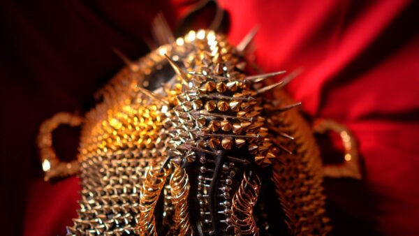 Medieval Steampunk Demon Tentacle Mask – One-of-a-Kind Statement Piece - Image 10