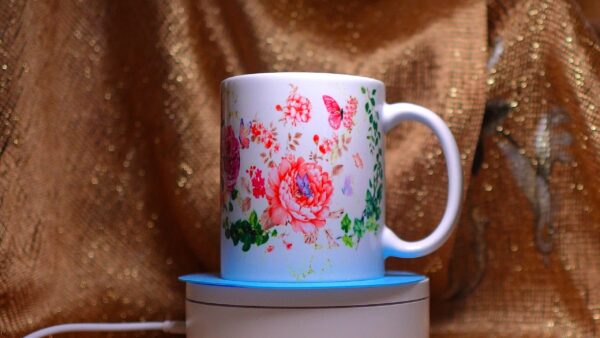 Elegant Floral Mug – 12oz - Image 8