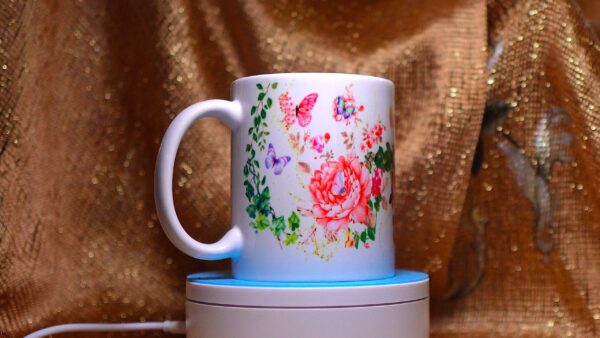 Elegant Floral Mug – 12oz - Image 5