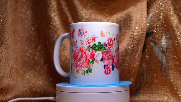Elegant Floral Mug – 12oz - Image 4