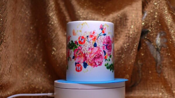 Elegant Floral Mug – 12oz - Image 3