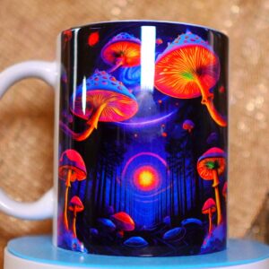 Neon Fungi Dreamscape 15oz Mug