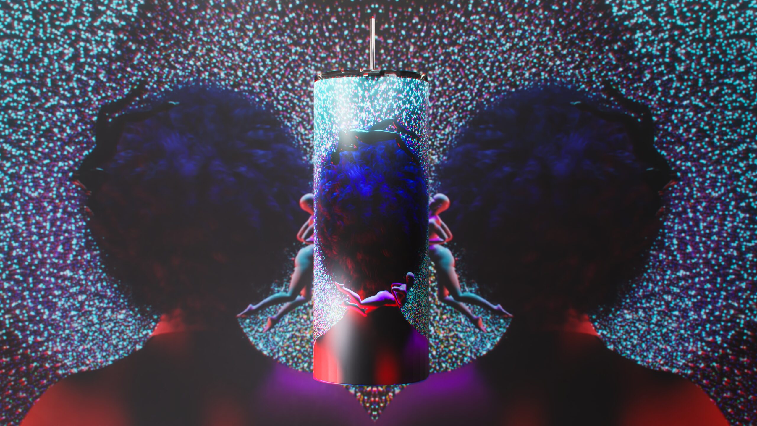 Cosmic Dream 20oz Tumbler – Immersive Galaxy Art - Accepting Both Sides - Image 2