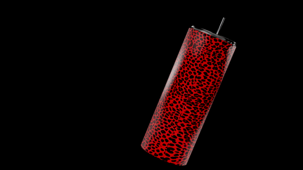 "Wild Fire" Leopard Print 20oz Tumbler – Unleash Your Inner Fierceness - Image 6