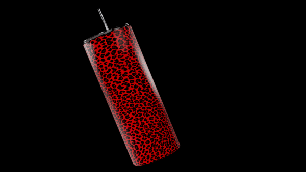 "Wild Fire" Leopard Print 20oz Tumbler – Unleash Your Inner Fierceness - Image 5