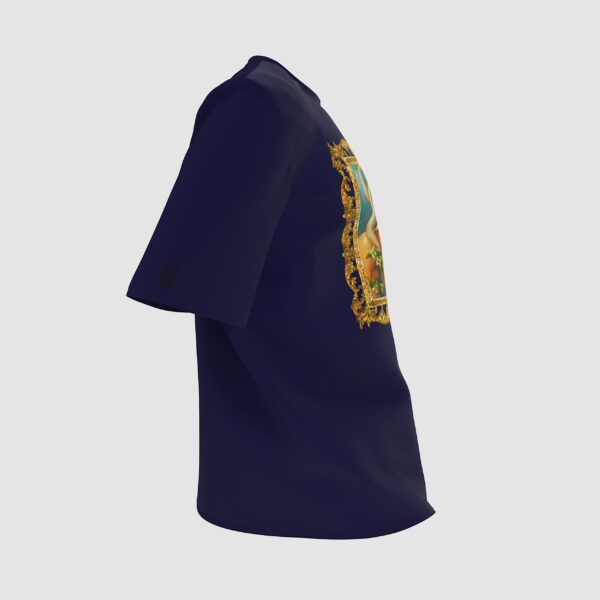 Golden Frame Anatomy T-Shirt – Bold Art with a Classic Touch - Image 8