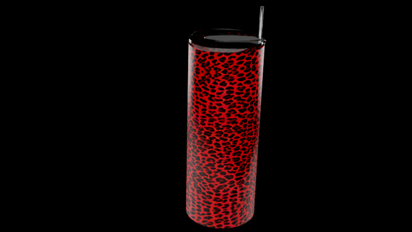 "Wild Fire" Leopard Print 20oz Tumbler – Unleash Your Inner Fierceness - Image 3