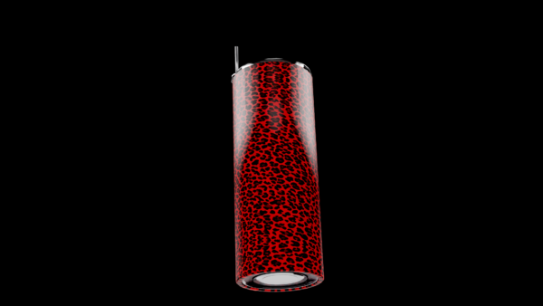"Wild Fire" Leopard Print 20oz Tumbler – Unleash Your Inner Fierceness - Image 4