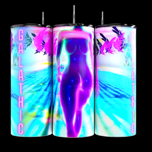Neon Fantasy Galactic Woman 20oz TUMBLER