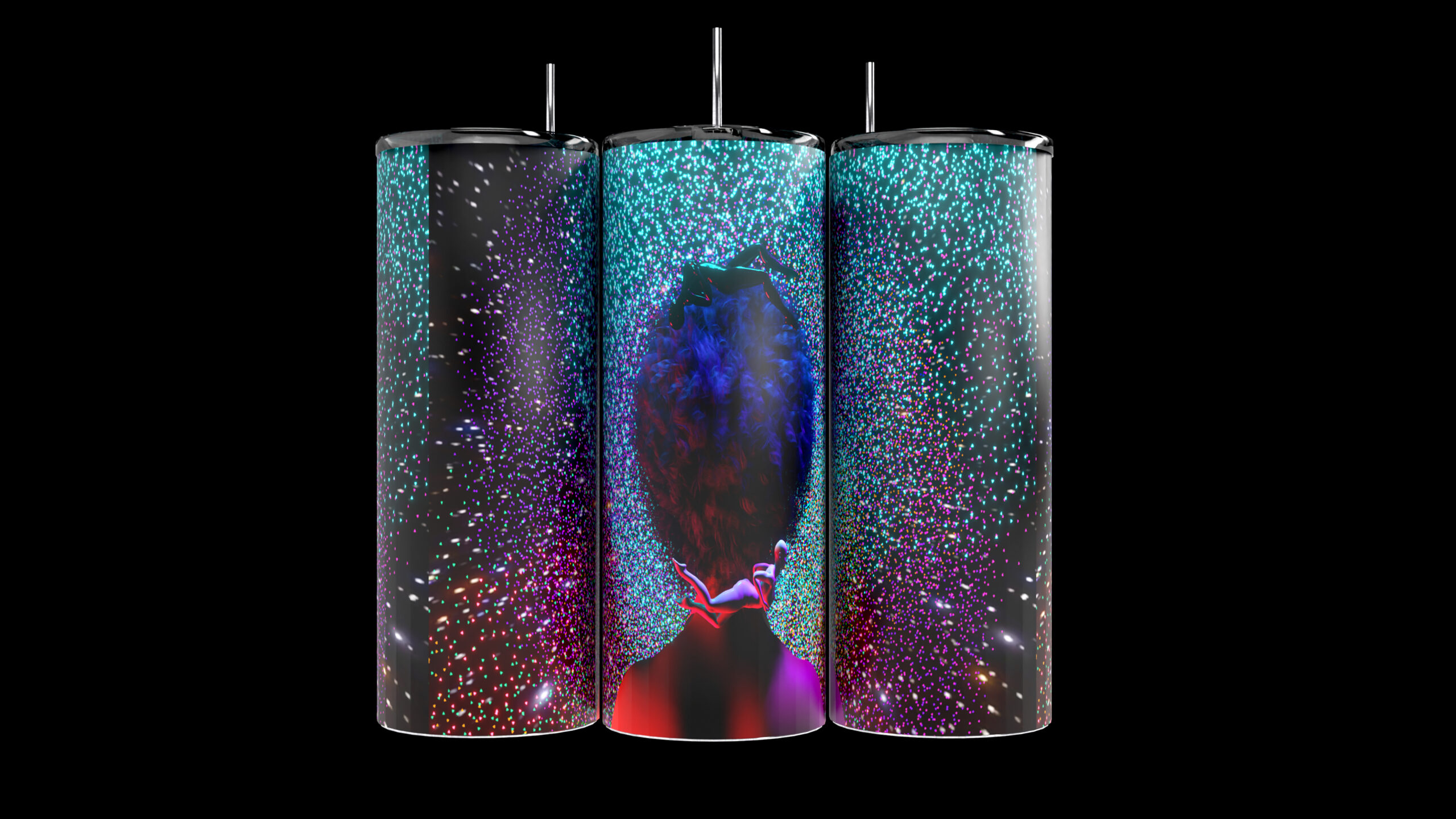 Cosmic Dream 20oz Tumbler – Immersive Galaxy Art - Accepting Both Sides