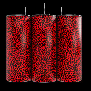 "Wild Fire" Leopard Print 20oz Tumbler – Unleash Your Inner Fierceness