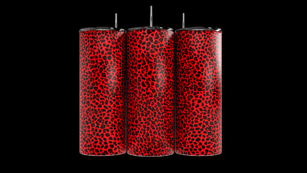 "Wild Fire" Leopard Print 20oz Tumbler – Unleash Your Inner Fierceness