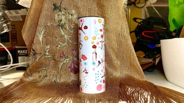 Festive Circus 20oz Insulated Stainless Steel Tumbler – Bold & Whimsical Hydration - Image 6