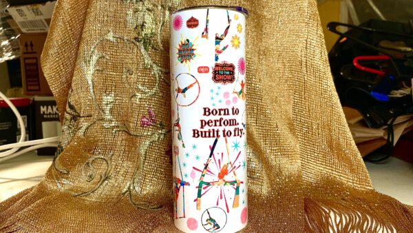 Festive Circus 20oz Insulated Stainless Steel Tumbler – Bold & Whimsical Hydration - Image 9