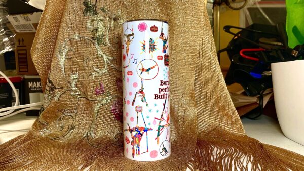 Festive Circus 20oz Insulated Stainless Steel Tumbler – Bold & Whimsical Hydration - Image 12