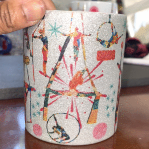 Glitter Circus Vibes 12oz Mug – Bold & Whimsical Drinkware