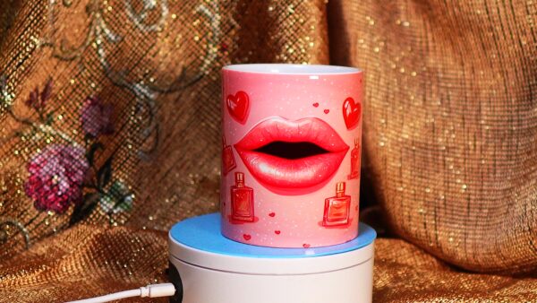 Pucker Up Pink Perfection 12oz Ceramic Mug