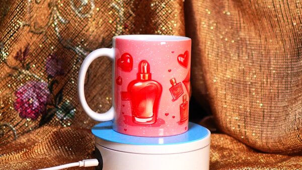 Pucker Up Pink Perfection 12oz Ceramic Mug - Image 4