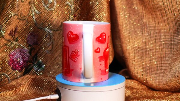 Pucker Up Pink Perfection 12oz Ceramic Mug - Image 6