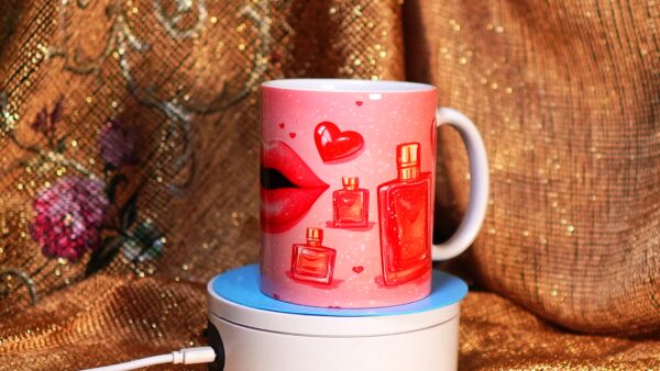 Pucker Up Pink Perfection 12oz Ceramic Mug - Image 9