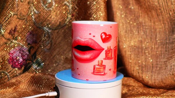 Pucker Up Pink Perfection 12oz Ceramic Mug - Image 10
